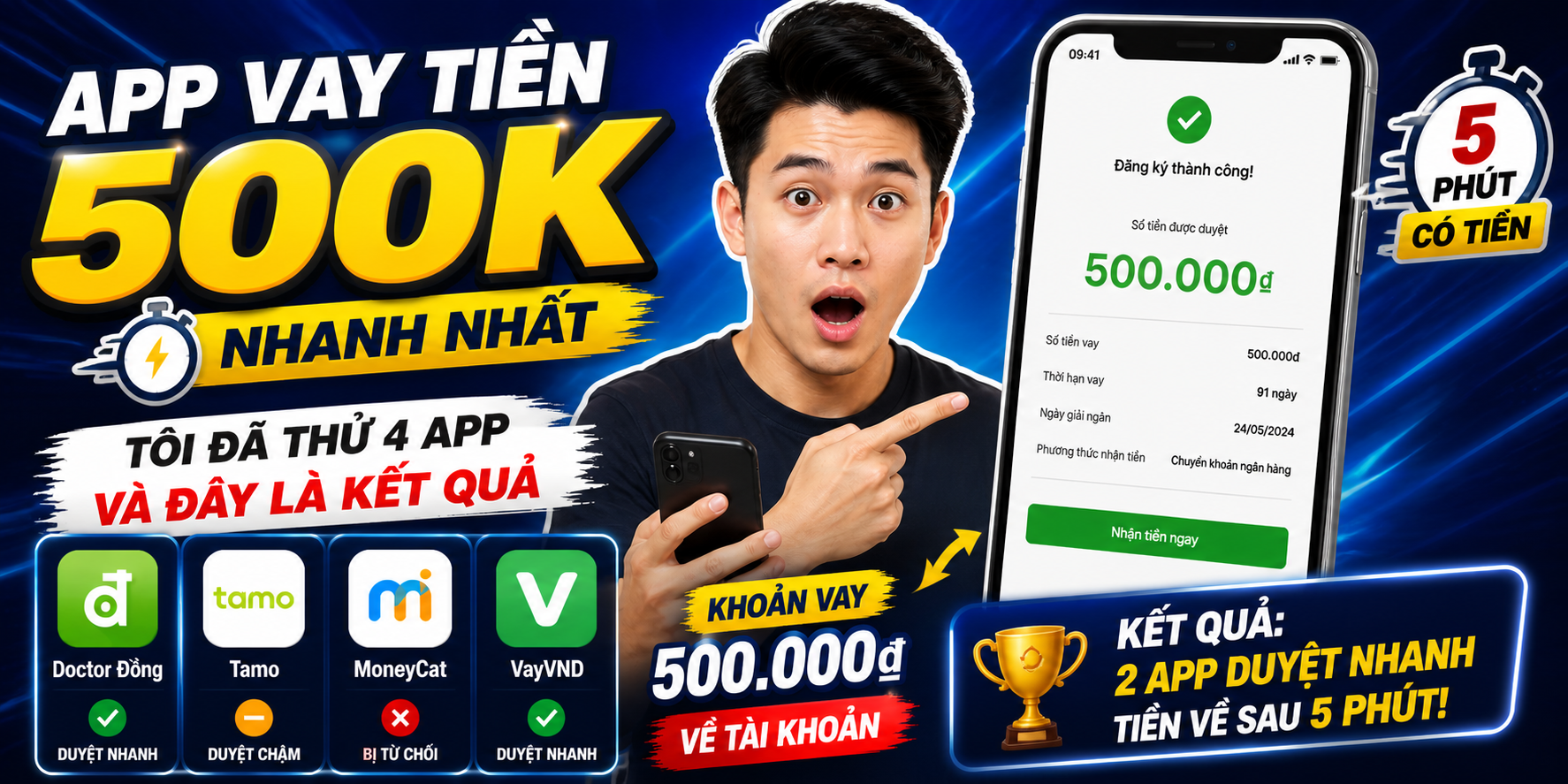 app vay tien 500k nhanh nhat 1